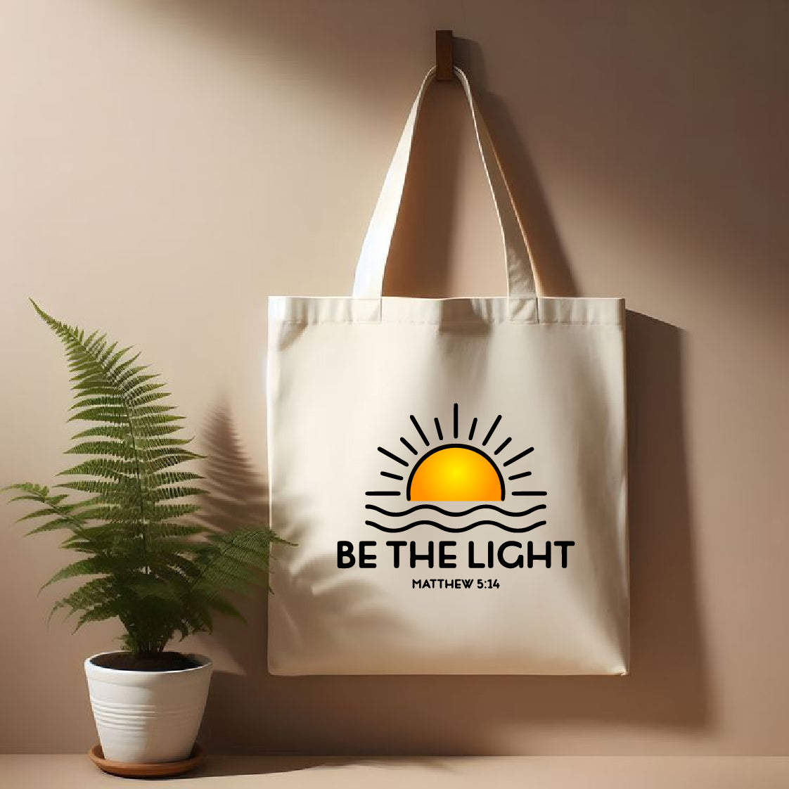 Be The Light Tote Bag