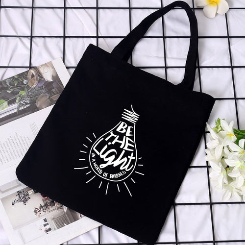 Be The Light Tote Bag